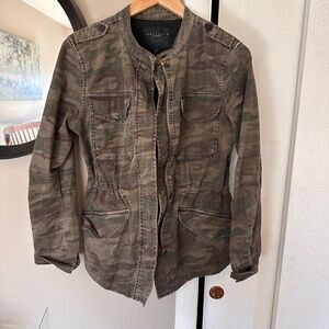 Anthropologie Camouflage Jacket